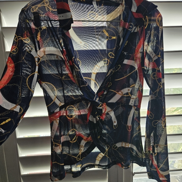 D.N.A couture blouse top size medium - Picture 7 of 9